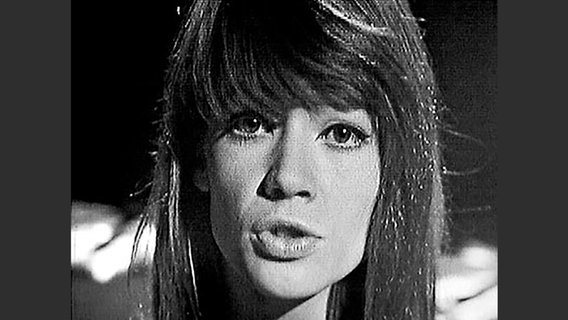 Françoise Hardy beim Grand Prix d'Eurovision 1963 © NDR 