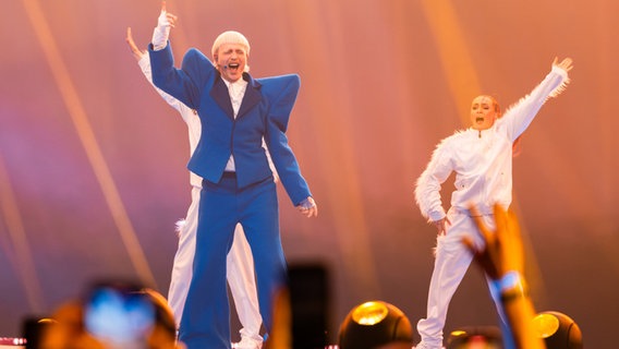 Joost Klein auf der ESC-Bühne in Malmö. © EBU Foto: Corinne Cumming