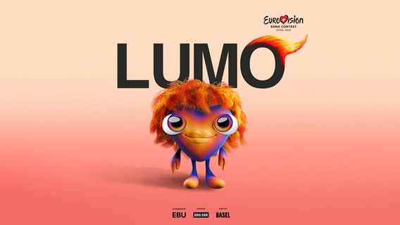 Das ESC-Maskottchen Lumo für Basel 2025 © EBU / SRF/ SRG 