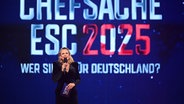 Die erste Show von "Chefsache ESC": Barbara Schöneberger © RTL Foto: Willi Weber